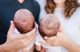 Рождение двойни – счастье для семь